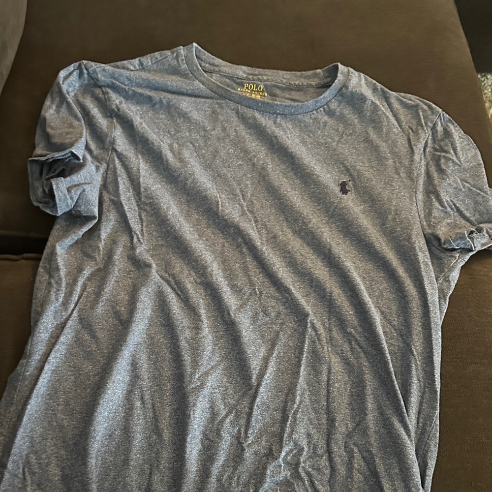 Polo by Ralph Lauren Men's Heather Blue Tee